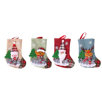 

Christmas New Style Creative Doll Christmas Tree Pendant Christmas Decoration Christmas Socks Gift Bag For Christmas Party Decorat