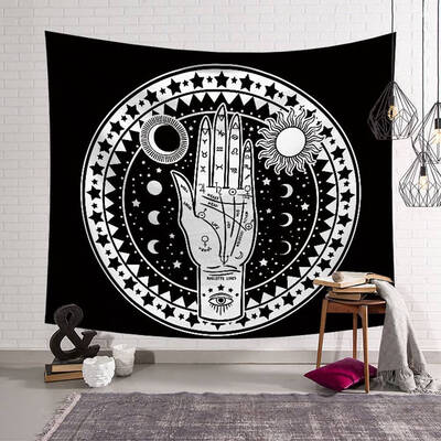 

Multicolor Sun Moon Mandala Tapestry Wall Hanging Wall Tapestry Hippie Tapestry Wall Carpets Bohemian Psychedelic Tapestry