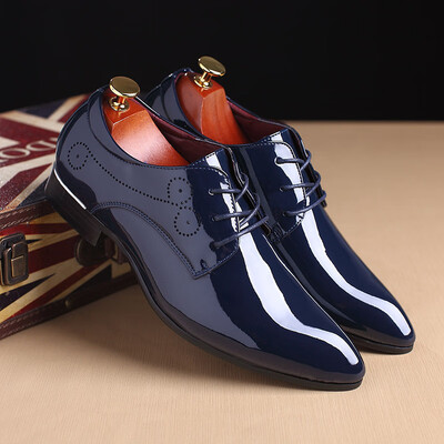 

Bright leather mens shoes leather shoes pointed toe tide shoes