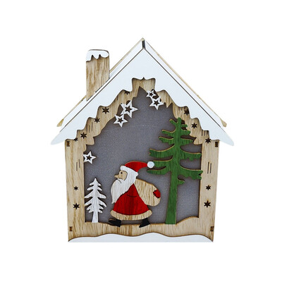 

〖Follure〗Christmas Ornaments LED Light Chalet Hotel Bar Christmas Tree Decoration