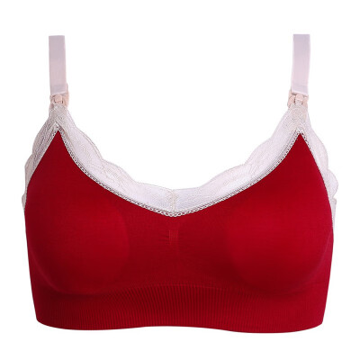 

Womens Seamless Sleep Nursing Bra For Breastfeeding Removable Padds Wireless Bras