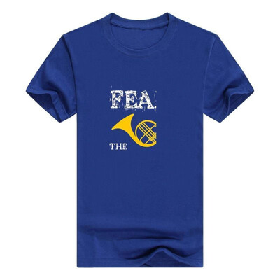 

Fear The French Horn Music T Shirt Band Musician Gift Tee