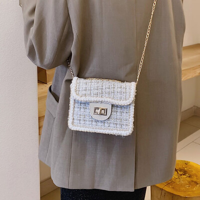 

Tailored Fashion Women s Trend Woolen Large Capacity Bag Shoulder Bag Messenger Bag
