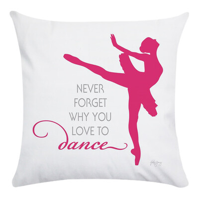 

Ballet Girl Super Soft Pillow Case Cushion Cover Home Sofa Decoration Vintage