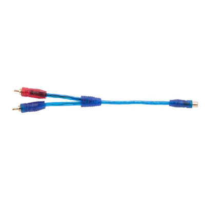 

1 RCA to 2RCA Male Stereo Audio Cable Gold Plated for SmartphonesMP3TabletsHome Theater 20cm787in