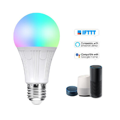 

V12 Smart WIFI LED Bulb RGBW LED Bulb 11W E27 Dimmable Light Phone Remote Control Group Control Compatible with Alexa Google Home