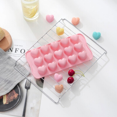 

Silicone Love Chocolate Drop Heart Ice Mould Pudding Mould DIY Baking Tool