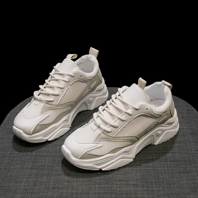 

Shoes&children 2019 fashion new women summer celebrity intellectual smoke sports super hot ins increased panda father shoes an