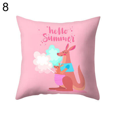 

Cartoon Elephant Tiger Animal Throw Pillow Case Cushion Cover Bedding Articles