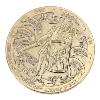 

Greensen 403mm Ancient Soldier Pattern Metal Retro Armor Challenge Coin Collection