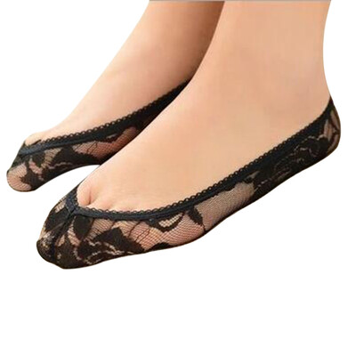 

New Spring And Summer Fashion Ladies Lace Boat Sock Invisible Thin Sock