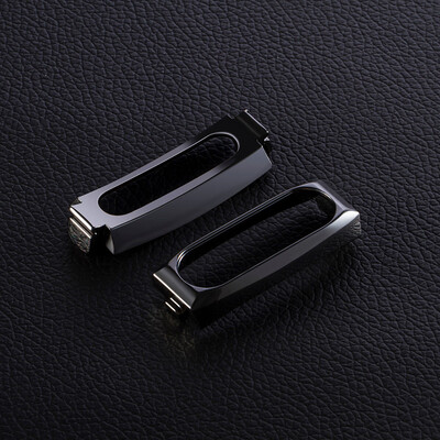 

〖Follure〗Replacement Wristband Band Strap Metal Case For Xiaomi Mi Band 2 Bracelet BK