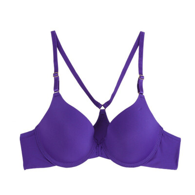

1PCS Women Sexy Lingerie Push-up Plus Size Underwear Thin Cup Front Buckle Smooth No Trace Y Type Bra