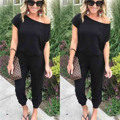 

Women Sleeveless Cotton Linen Loose Wide Leg Jumpsuit Overall Long Trousers Pant