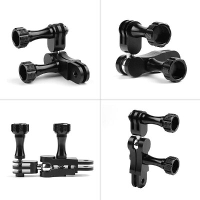 

CNC Aluminum Alloy 360 Degree Rotating Joint Adapter Mount for GoPro Hero 7 6 5 Session for Xiaomi Yi SJCAM Action Camera