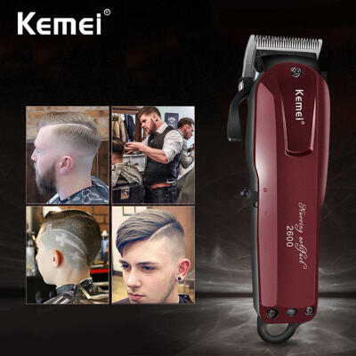 

Kemei KM-2600 Oil Head Hair Clipper Hair Salon Professional Electric Fader Large Capacity Lithium Battery