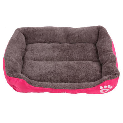 

Large Square Pet Dog Bed Cushion Puppy House Soft Fleece Warm Kennel Mat