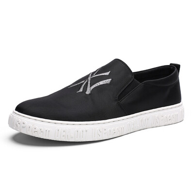 

Mens shoes summer breathable shoes Lycra lazy people Lok Fu shoes feet breathable low-top shoes peas shoes