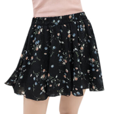 

Hot Women Summer Fashion All-match Casual Loose Concise Flower Printed High Waist Thin Style Shorts