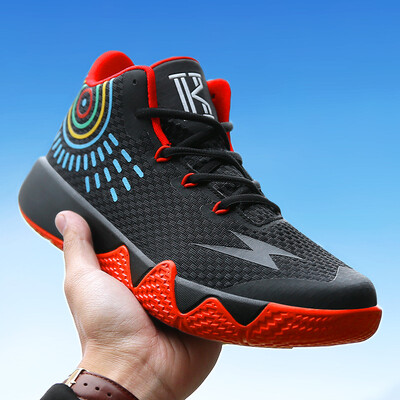 

Mens non-slip high-top basketball shoes mesh boots sports shoes