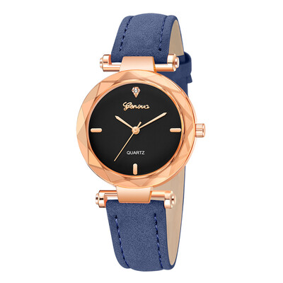 

High Quality Women Watches Geneva Irregular Dial Ladies Quartz Wristwatch Casual Leather Strap Clock Gift Relogio Feminino