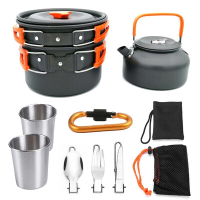 

SUNIONS outdoor picnic camping mountaineering cookware pot set 17950-17964