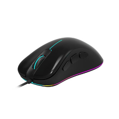 

MAGIC-REFINER MG10 USB Wired Gaming Mouse RGB Light Professional Game Mice 12400DPIBlack