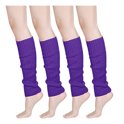

Tailored Women & Men Fluorescence Color Stripe Boot Cuffs Warmer Knit Leg Party Stockings