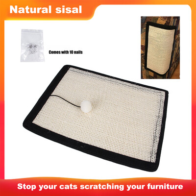 

Cat Scratching Mat Sofa Shield Natural Sisal Furniture Chair Protector Cat Scratch Pad