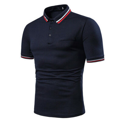 

SUNSIOM Mens Slim Fit Polo Shirts Short Sleeve Casual Golf T-Shirt Jersey Tops Tee