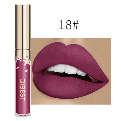 

Women Sexy Waterproof Matte Non-sticky Lip Gloss Glaze Liquid Lipstick Makeup