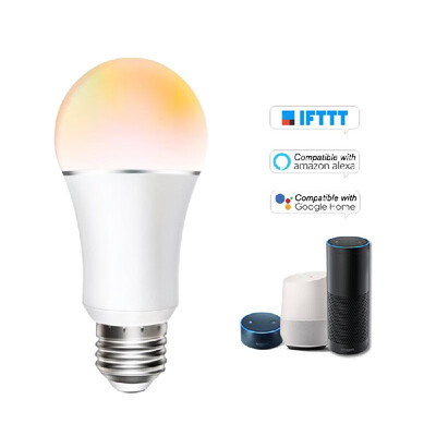 

V6 Smart WIFI LED Bulb RGBCW LED Bulb 11W E27 Dimmable Light Phone Remote Control Group Control Compatible with Alexa Google Hom