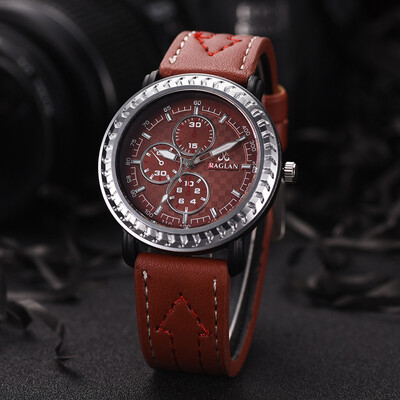 

Gobestart Fashion Men Quartz Watch High Quality Leather Mens quartz watch