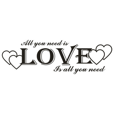 

English Quote Wall Sticker Pvc Wallpaper Decal Removable Bedroom Vinyl Art Mural Wall Stickers Home Living Decorations