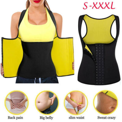 

SUNSIOM Womens Hot Sweat Sauna Body Shaper Slimming Vest Thermo Neoprene Waist Trainer