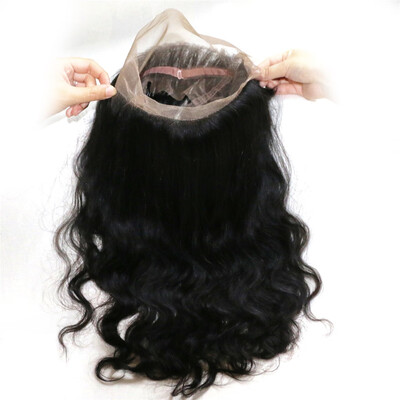 

UNice 8A Malaysian Body Wave Virgin Human Hair 360 Full Lace Frontal Closure