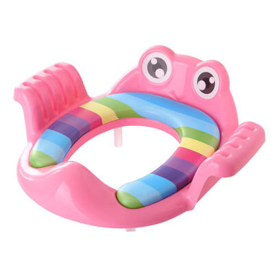 

Cartoon Baby Potty Seat Ring Girls Boys Trainers Toilet Pad with Armrests