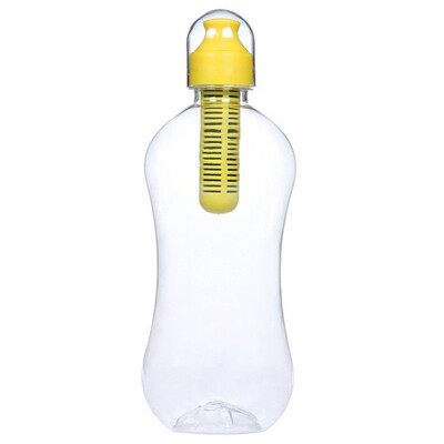 

〖Follure〗550ml Water Hydration Filter Bobble Bottle Drinking Outdoor Sports GYM Hiking BK