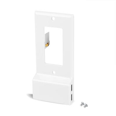 

Dual USB Charging Wall Plate Cover Double Socket Power Outlet Strips Replacements Wall Charging Cover Plate Outlet Cover