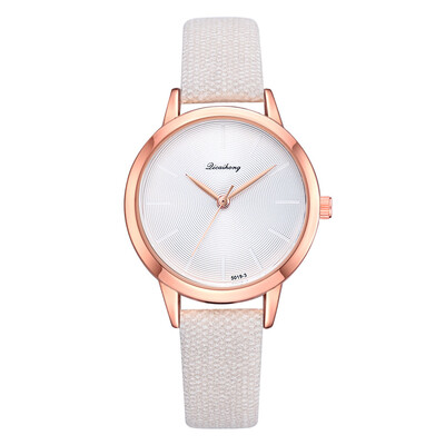 

Quartz watch exquisite ladies fashion wild table rose gold border