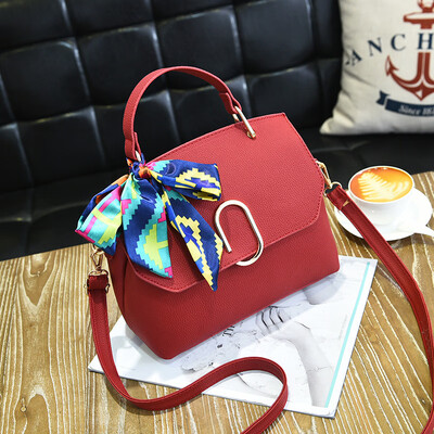 

Women Bag 2017 New Fashion Female Bags with Ribbons Messenger Bags Shoulder Bag Free Shipping
