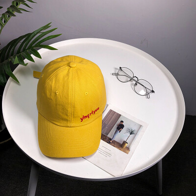 

Korean new small fresh letter embroidery summer travel sun hat mens&womens outdoor leisure baseball hat trend