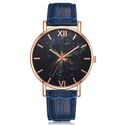 

Exquisite Women Watches Simple Scale Dial Ladies Quartz WristwatchSport Leathere Strap Clock Fashion Dress Zegarki Damskie50