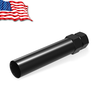 

1pc Black 6 Spline Drive Lug Nut Tuner Key Wheel Lock Tool 19mm 21mm 34" 1316
