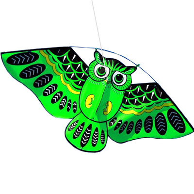 

〖Follure〗3D Owl Kite Ids Toy Fun Outdoor Flying Activity Game Children With Tail