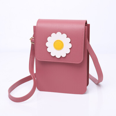 

Tailored Female Bag Diagonal Mobile Phone Bag Shoulder Mobile Phone Bag Sun Flower Bag