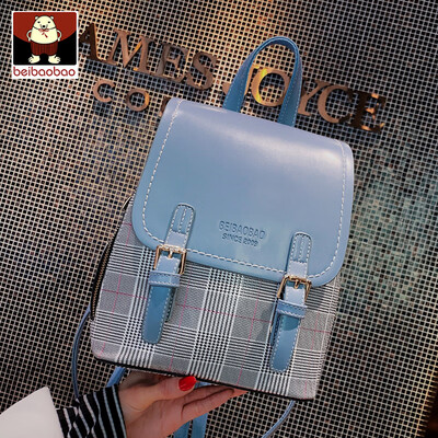 

North Bag Double Shoulder Bag Korean Edition Fashion Collision Checker Double Shoulder Bag Baitao Girl Bag