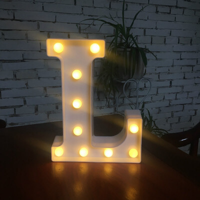 

NeillieN Twenty-six LED alphabetic lights decorative modelling lights plastic alphabetic digital night lightsDecorative lamp
