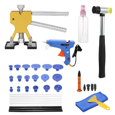 

Paintless Dent Repair Tools Kit Dent Lifter Puller Glue Tabs Glue Gun Tools Glue Sticks 39pcs