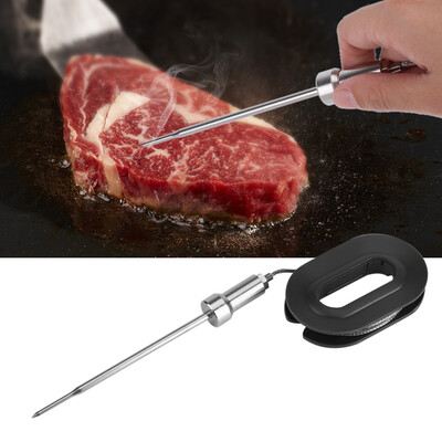 

Cooking Thermometer4Pcs Bluetooth BBQ Grill Meat Thermometer Stainless Steel Probes Cooking Use Grill Thermometer